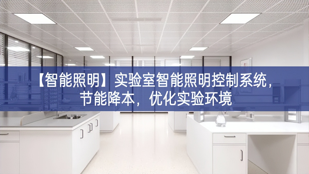 【智能照明】实验室智能照明控制系统，节能降本，优化实验环境