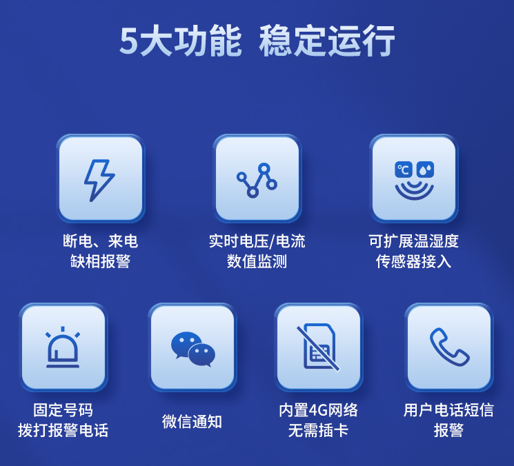 远程断电报警器的五大功能，稳定运行