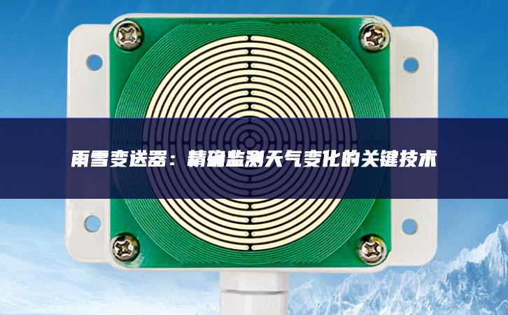 雨雪变送器：精确监测天气变化的关键技术