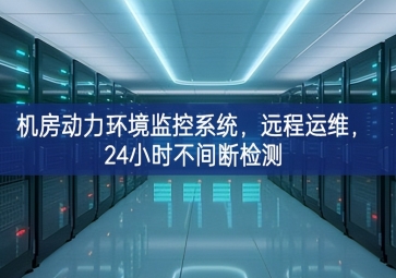 机房动力环境监控系统，远程运维，24小时不间断检测