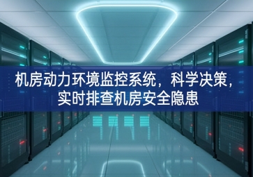 机房动力环境监控系统，科学决策，实时排查机房安全隐患
