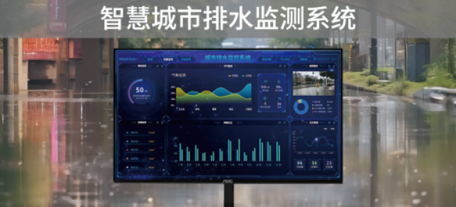 智慧排水监测系统，可视化管理，助力城市水利水务建设