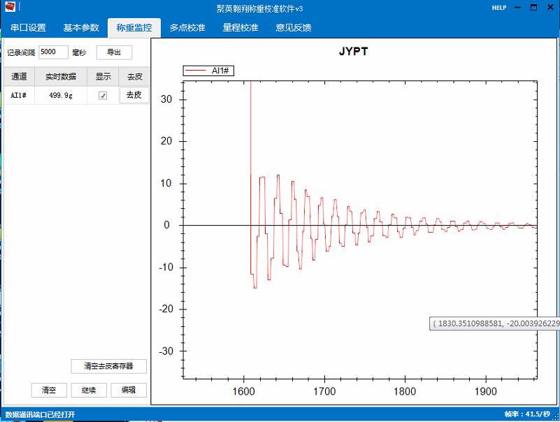 GCZ03称重变送？槿砑界面