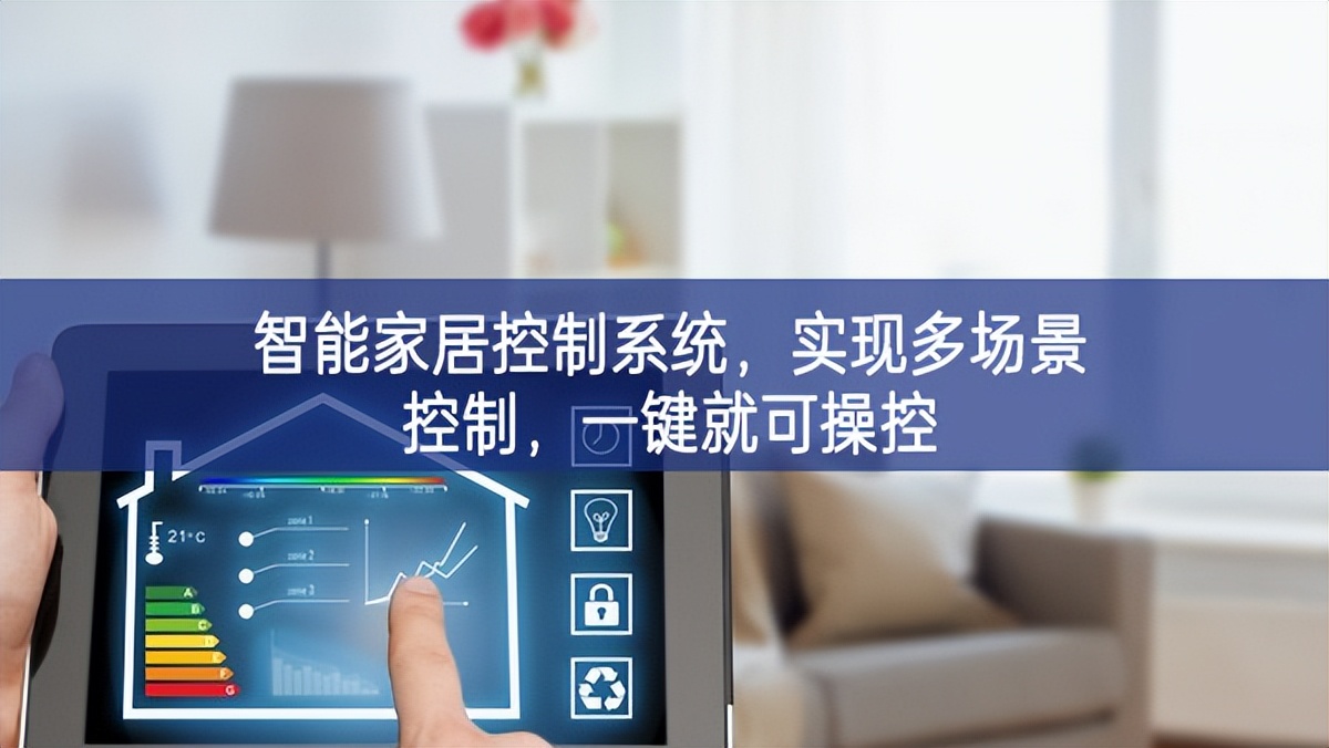 智能家居控制系统，实现多场景控制，一键就可操控
