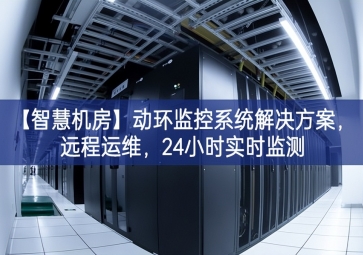 「智慧机房」动环监控系统解决方案，远程运维，24小时实时监测