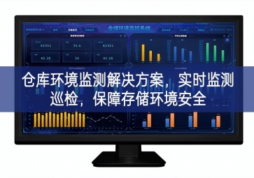 「智慧城市」仓库环境监测解决方案，实时监测巡检，保障存储环境安全
